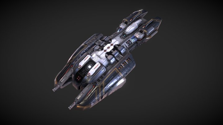 Defend Ship 3D Model