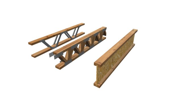 Figure 5 Examples Of Engineered Wood Products 3D Model