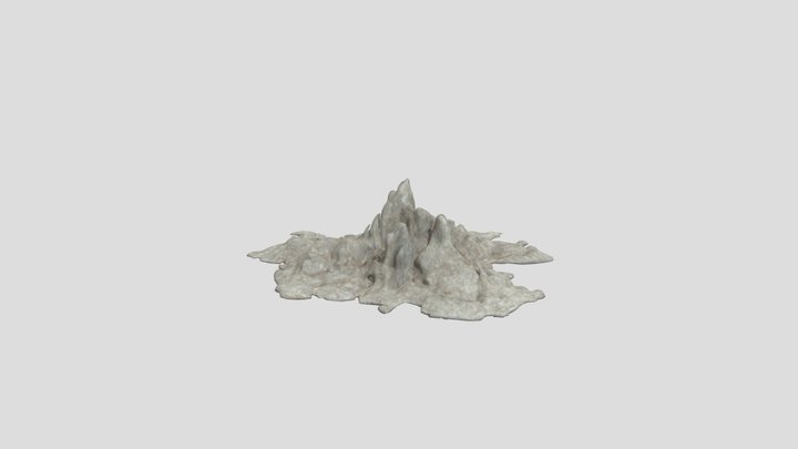 Desolate Peak 3D Model