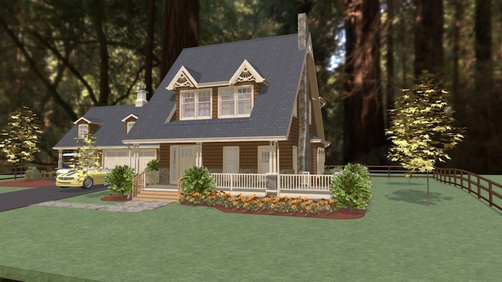 Whimsical Cottage House Plan - 69531AM