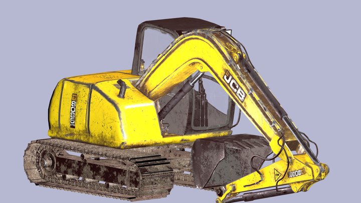 JCB_LOWPOLY 3D Model