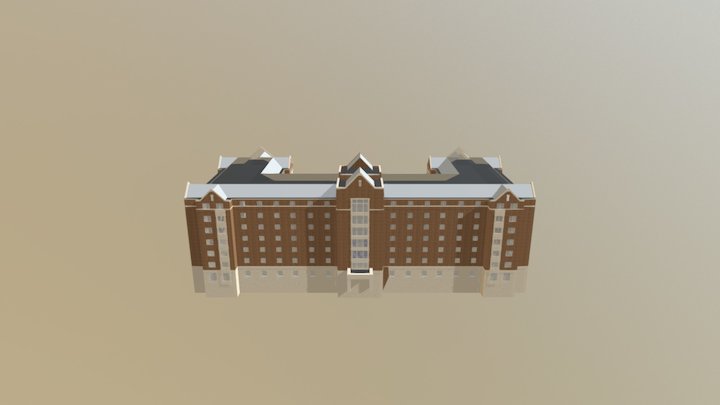 Allegheny Hall, West Chester University 3D Model 3D Model