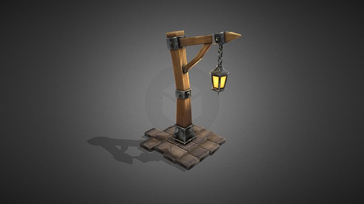 Fantasy Lamp 3D Model