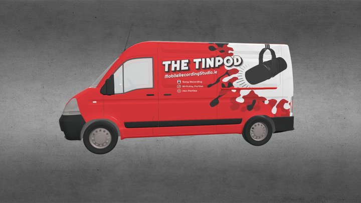 The Tinpod Mobile Recording Studio 3D Model