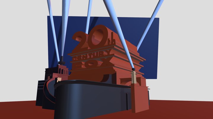 20th-century-fox-1981-cannonball-run-variant 3D Model