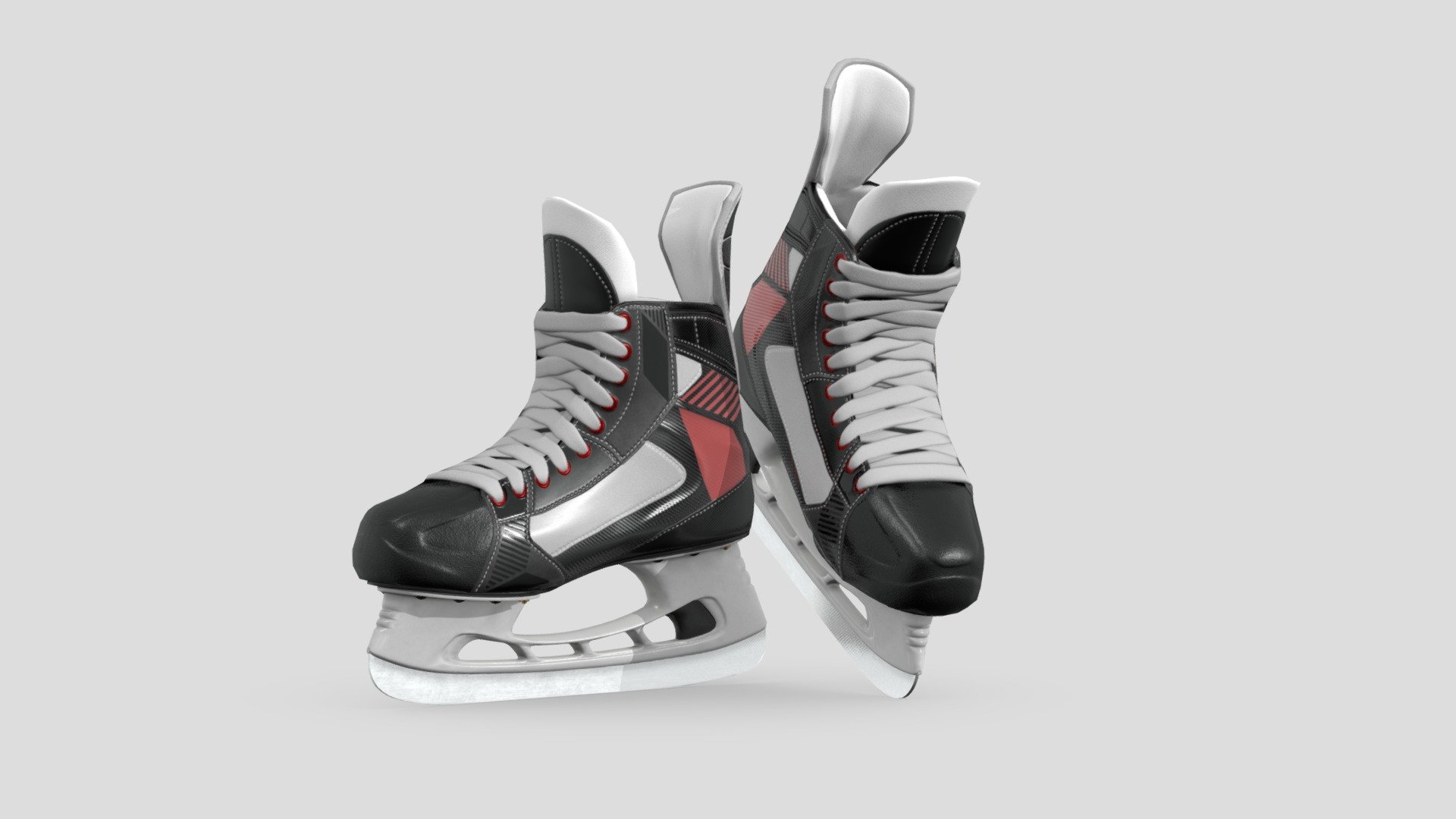 Ice hockey skates 3D model by spaceexpert [d2b2088] Sketchfab