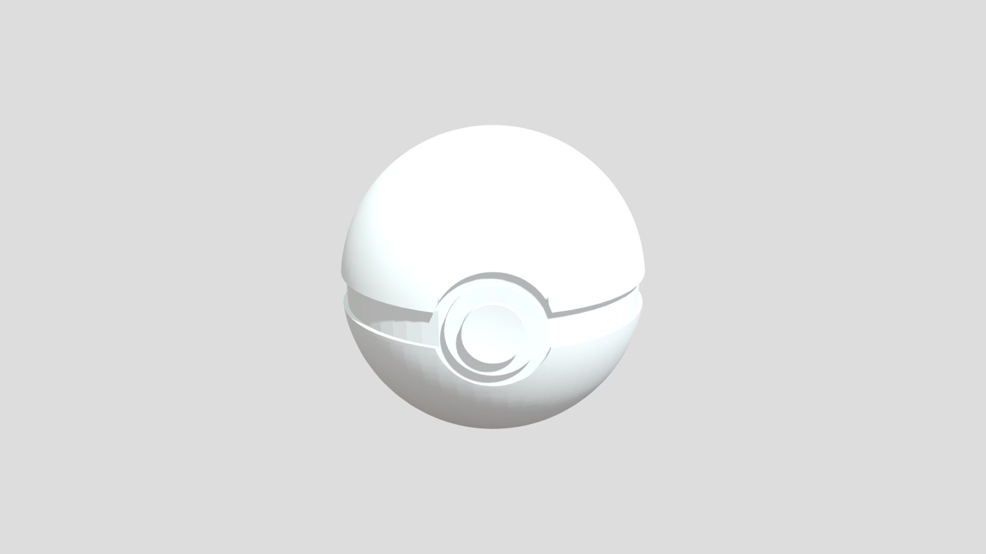 My Pokeball Model - 3D model by 900022336 [d2b2631] - Sketchfab