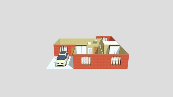 Casa de 3 dormitorios 3D Model