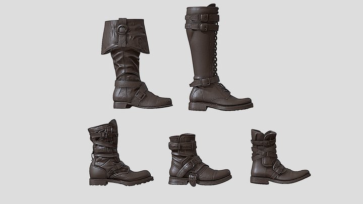 Boots 3D Model