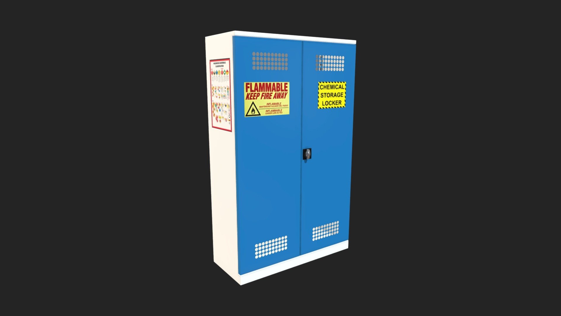 Hazmat Locker 3D model by trenderenderbrad [d2b352f] Sketchfab