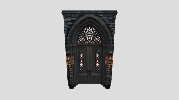 Midnight Gothic Doorway