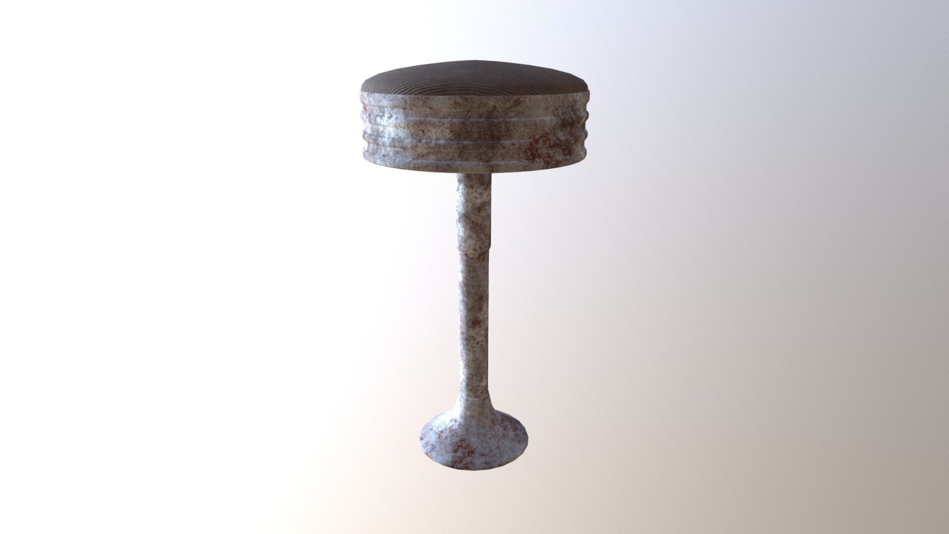 Textured Stool - 3D model by rcollins [d2b38bb] - Sketchfab