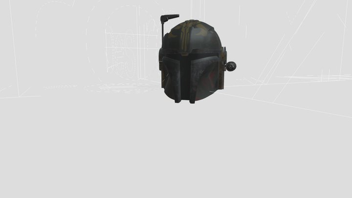 Mandalorian Helmet 3D Model