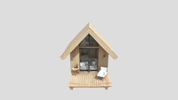 Eco- Villages Mexico Corazon Veracruz Cabin 3D Model