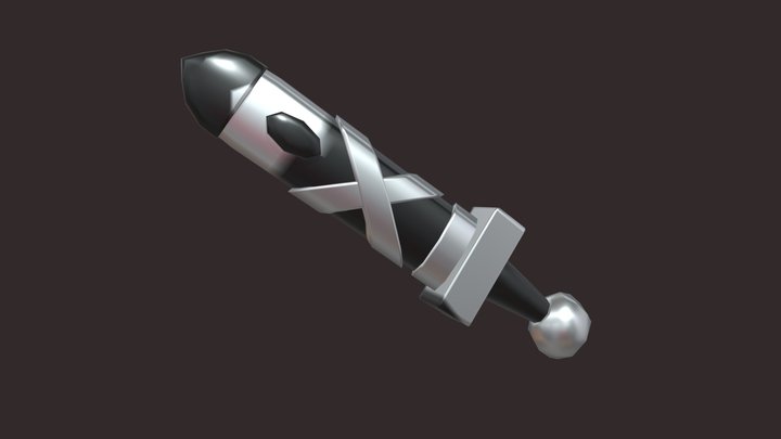 Cartoon Sword 3D Model