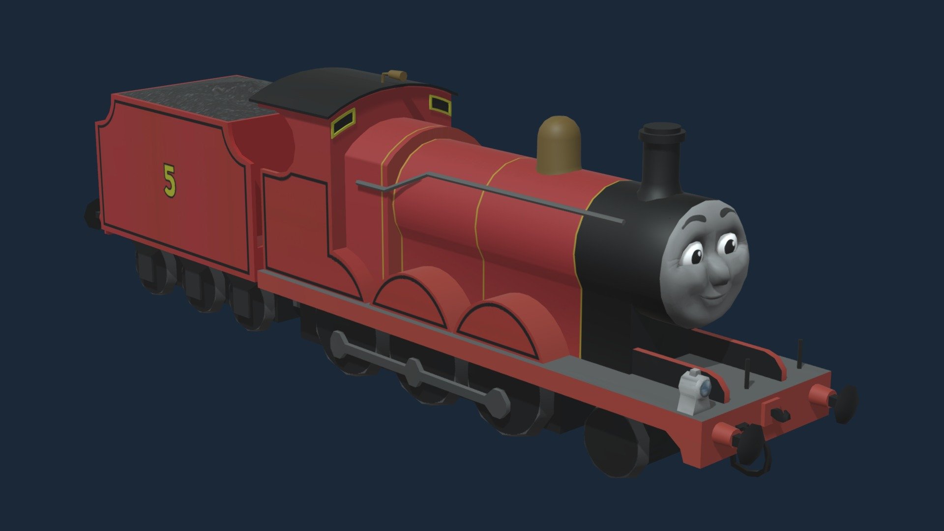 James the Red Engine Download Free 3D model by Sea Land Air