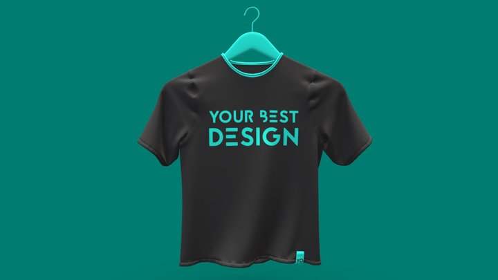 Undershirt YOUR BEST DESIGN 3D Model