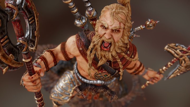 Barbarian_Final 3D Model