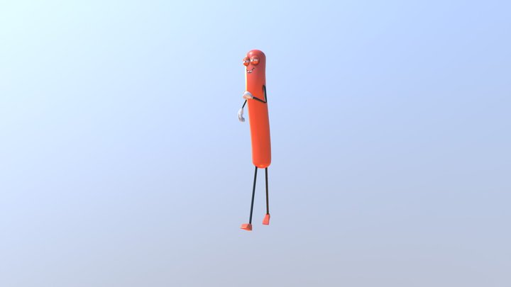 Frank Happy walk 3D Model