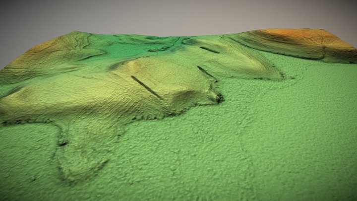 Drapmaņu baznīcas kalns – Gratis 3D-model STL