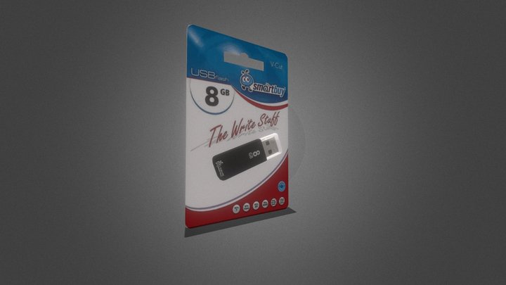 USB 8BG - Флешка на 8ГБ 3D Model