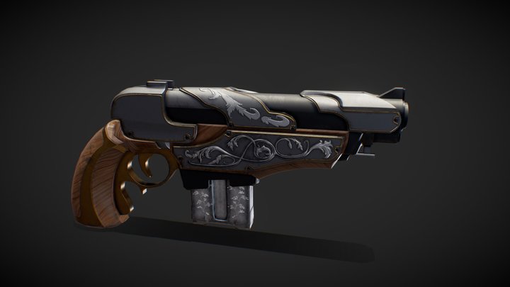 Victorian Pistol WIP 3D Model