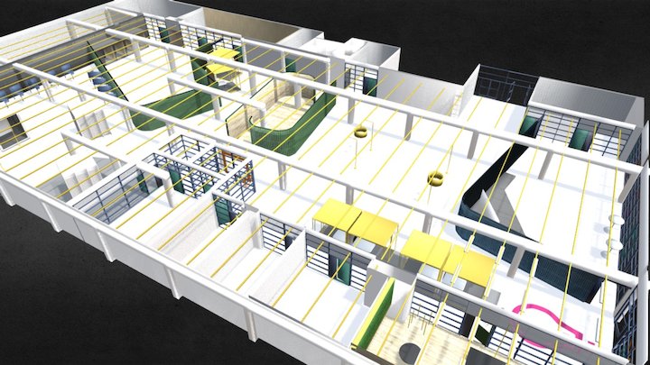 TELLUS Arena 3D Model