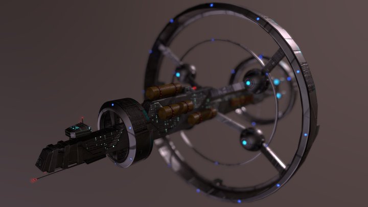 Spaceship Nx-01 3D Model