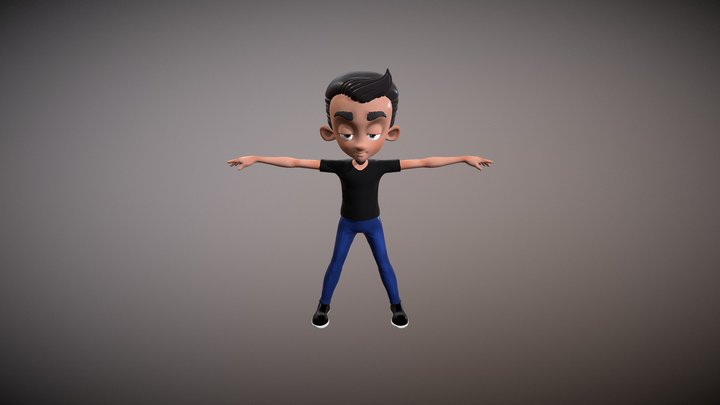 Auto retrato 3D 3D Model