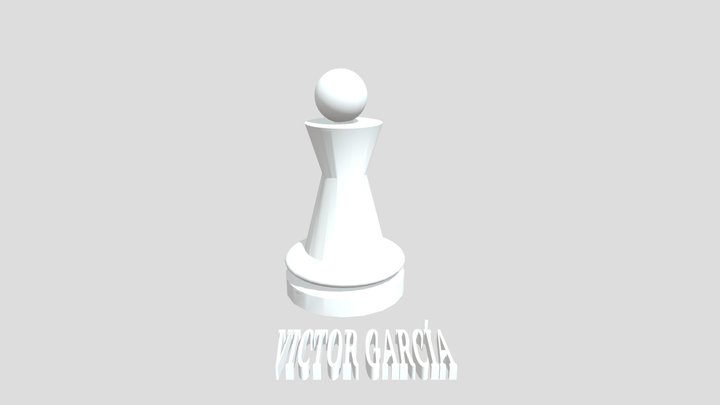 Chess Pawn 3D Model