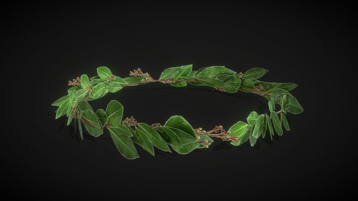 Laurel Wreath 3D Model