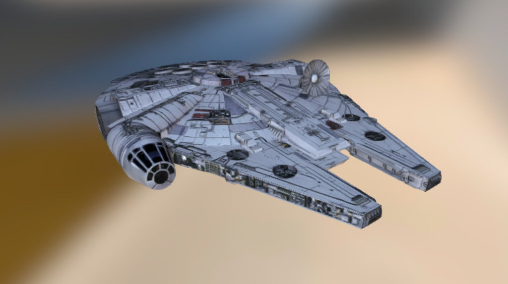 Star Wars - Halcon Milenario - Download Free 3D model by albertomarun  (@albertomarun) [d2be38f]