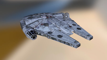 Star Wars - Halcon Milenario 3D Model