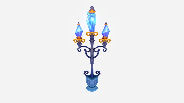 水晶燈 3D Model