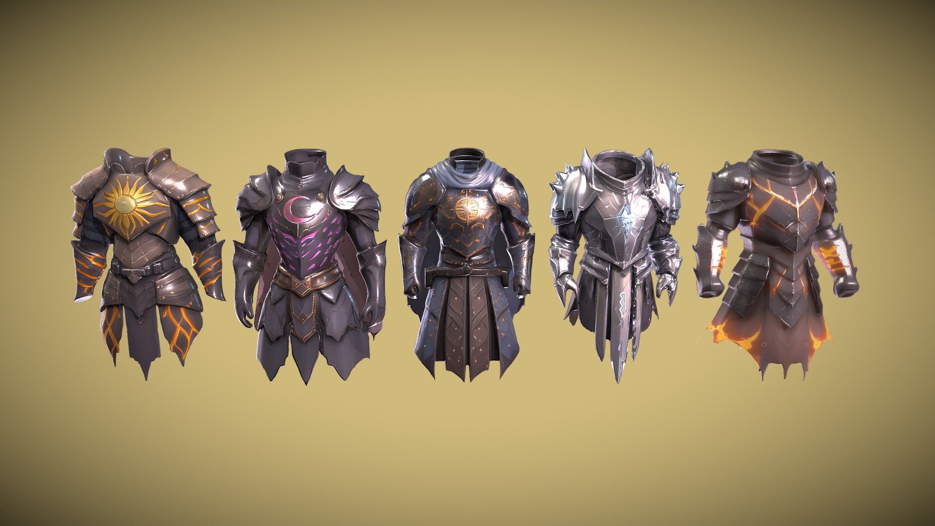 Armor Collection - 3D model by SAXN [d2bfb12] - Sketchfab