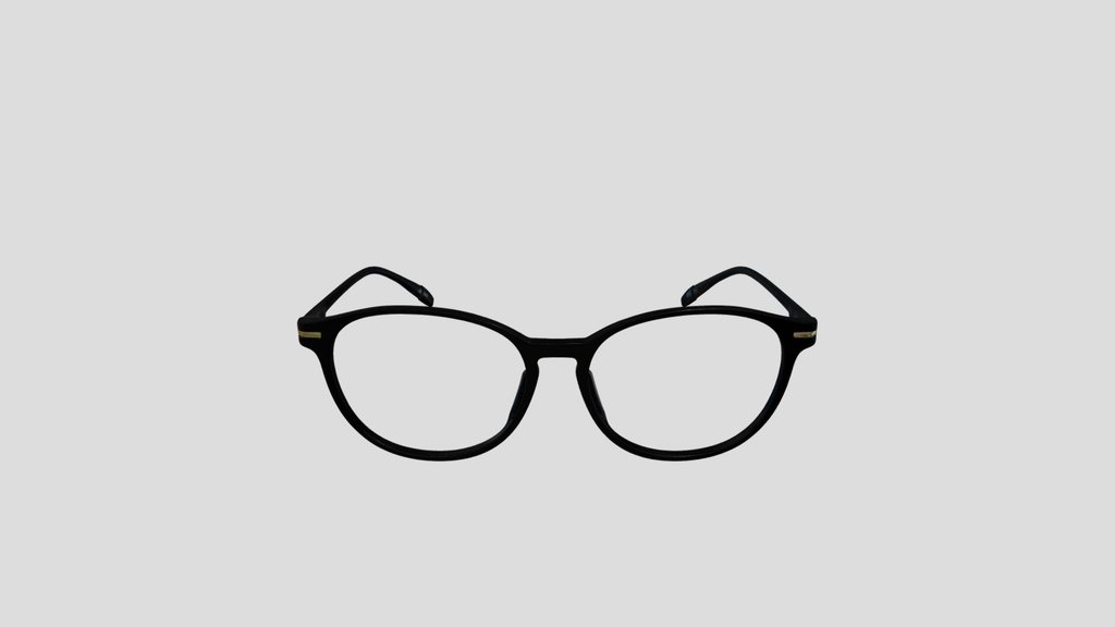 Black Round Eyeglasses