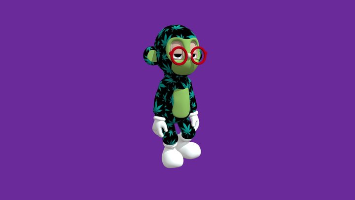 CannaBeast Walking 3D Model