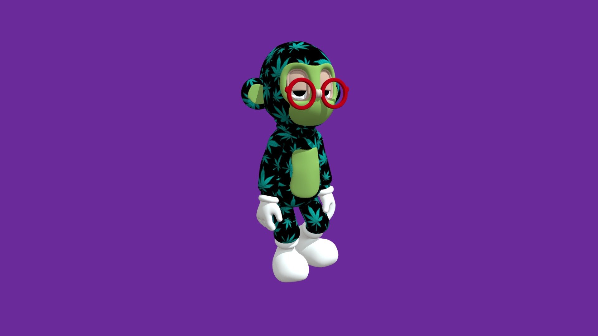 CannaBeast Walking - 3D model by GOONTOON (@tenshi..) [d2c0733] - Sketchfab