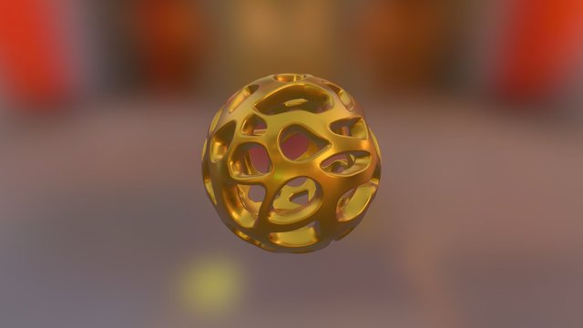 Globe Ornament 3D Model