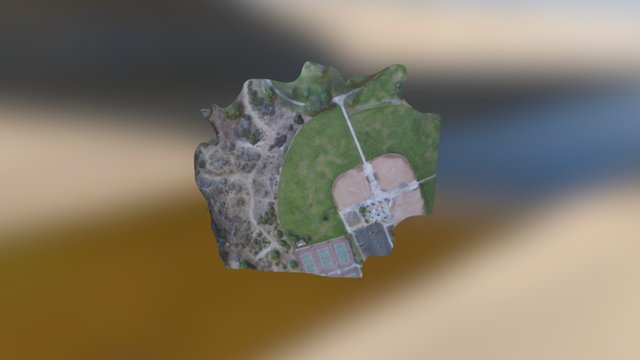 Aerial Survey: Baseball Field A 3D Model