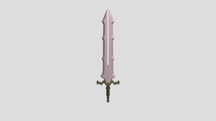 Sword - Tarnished Crest 3D Model