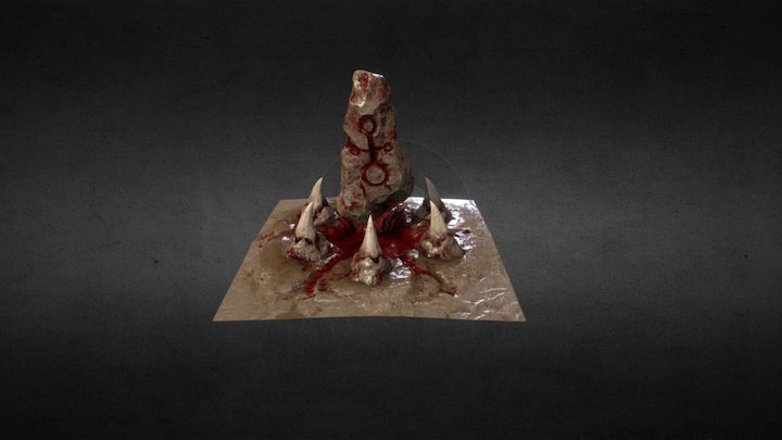 Sacrificial Blood Pool 3D Model