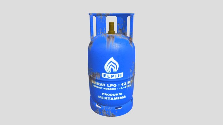 Lpg Cooking Gas Cylinders – Modelo 3D gratuito STL