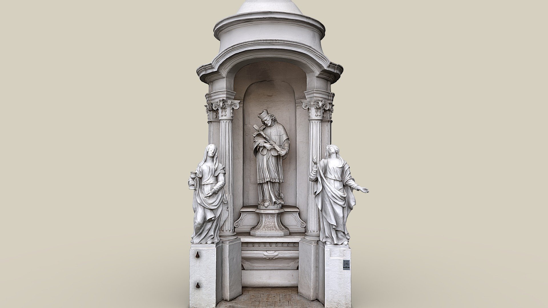 Nepomuk-Kapelle — Sketchfab embed 3D viewer