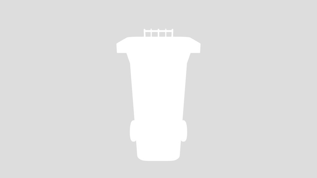 2 Wheel Trash Bin 60l En 840