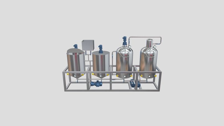 Refining tank 3D Model