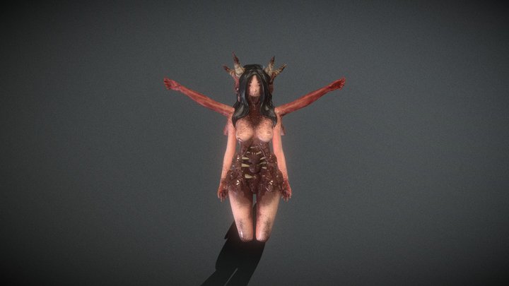 Pagan goddess of blood. 3D Model