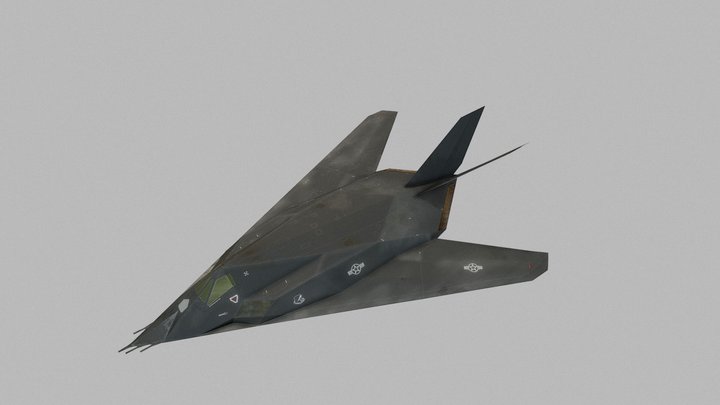 Lockheed F-117 - Nighthawk 3D Model