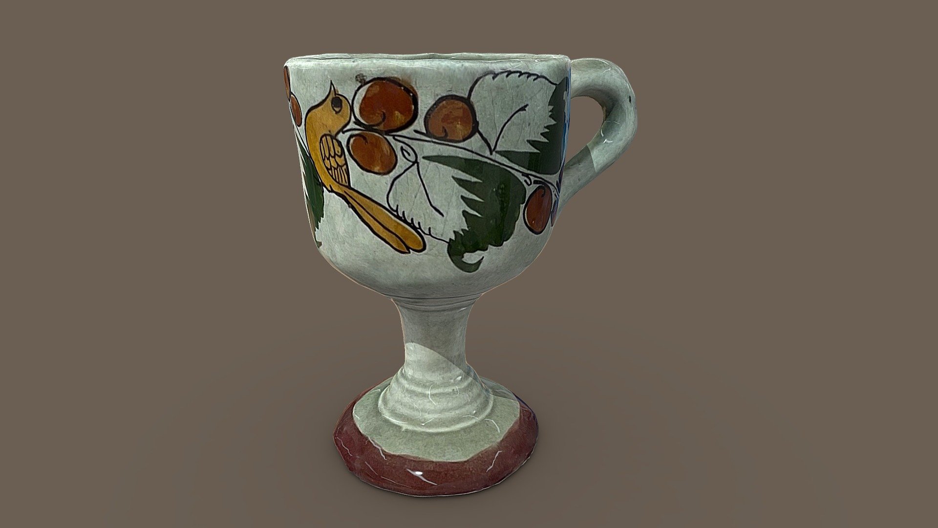 Painted cup