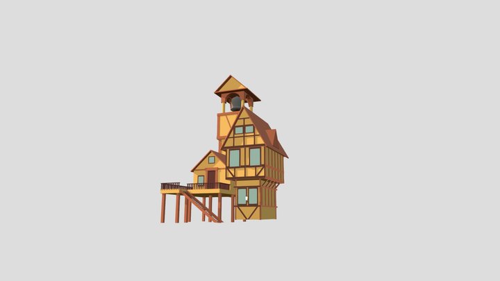 Lake House 3D Model